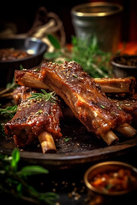 Costelinha na panela de pressão